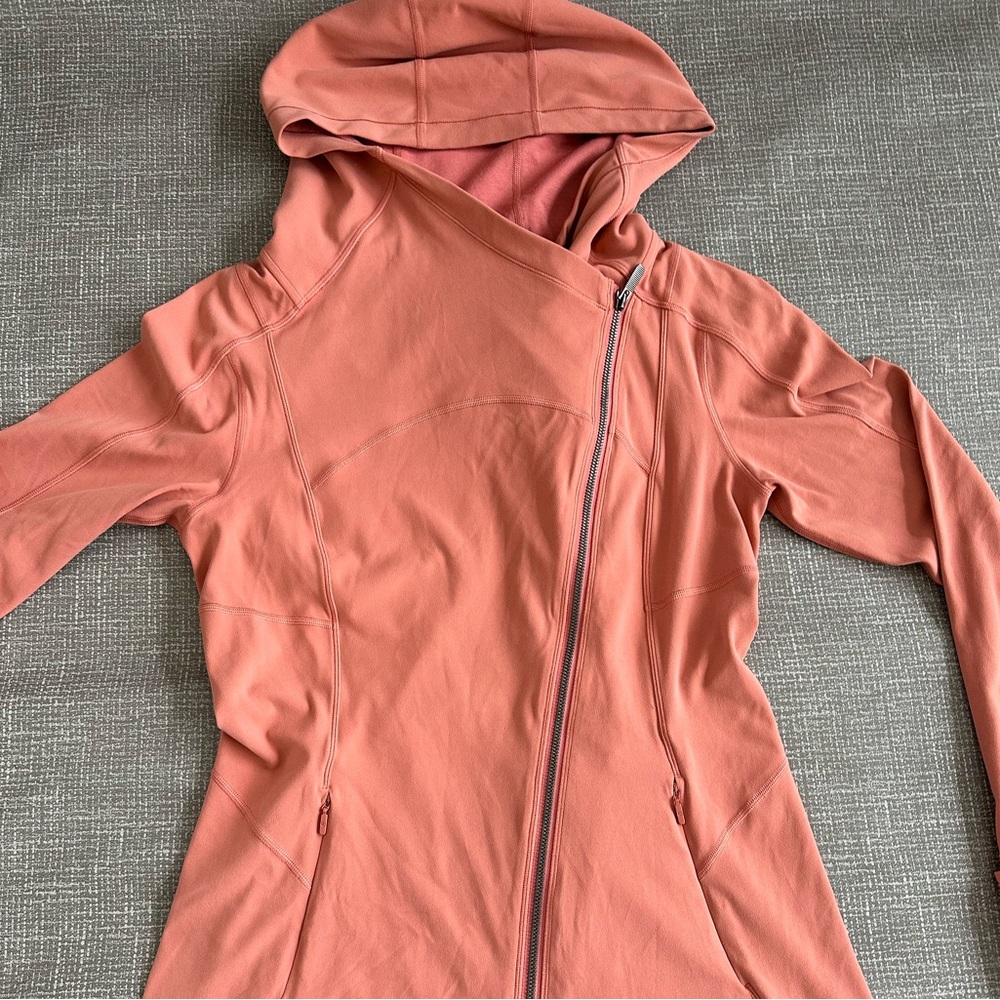 Every Journey Hoodie Coral Salmon Pink Sz 10 - Picture 7 of 16